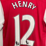 2011/12 ARSENAL HENRY #12 HOME SHIRT (M) NIKE