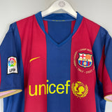 2007/08 BARCELONA RONALDINHO #10 HOME SHIRT (XL) NIKE