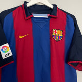 2003/04 BARCELONA RONALDINHO #80 HOME SHIRT (L) NIKE