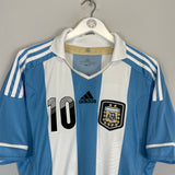 2011/13 ARGENTINA MESSI #10 HOME SHIRT (M) ADIDAS