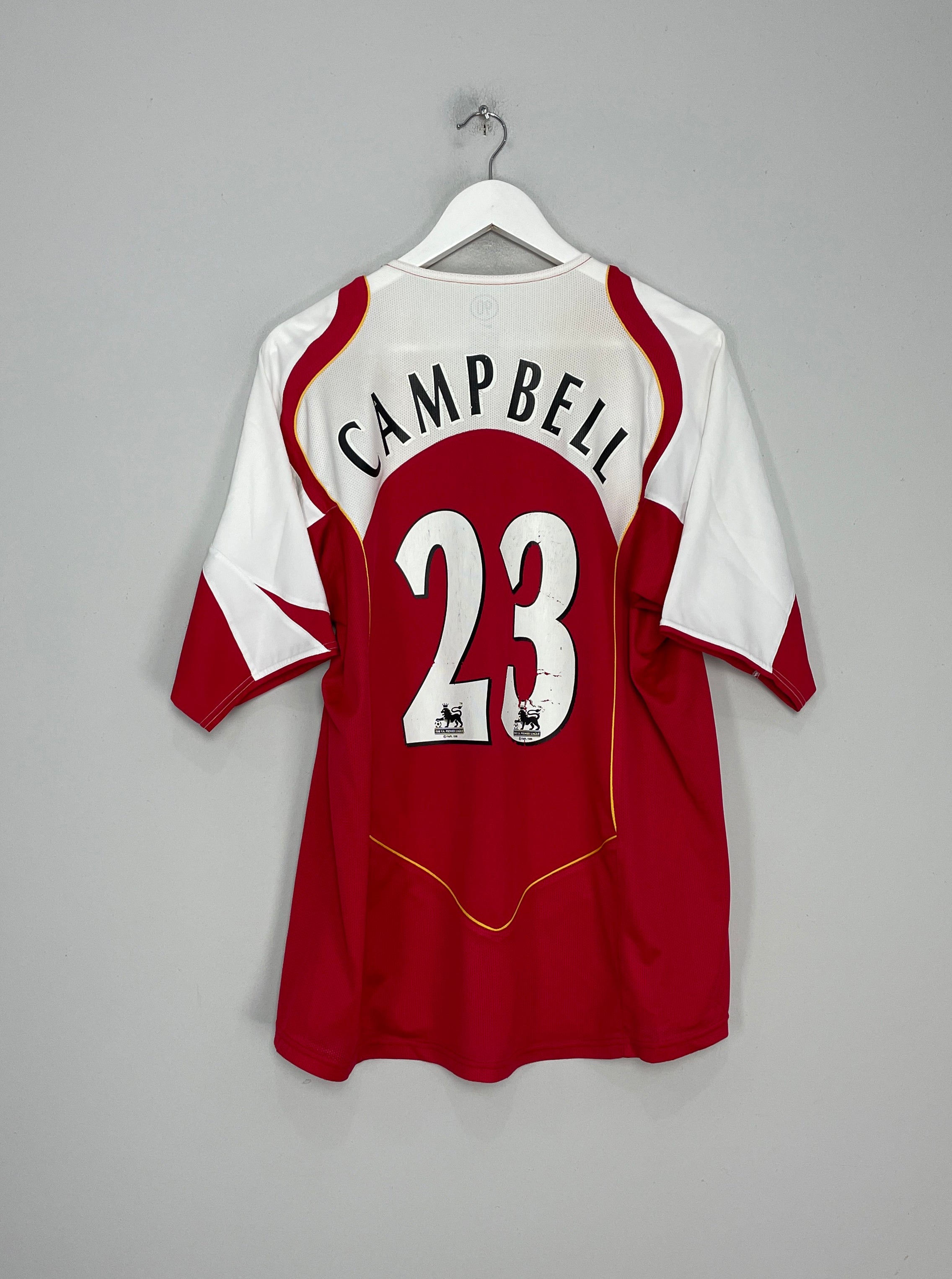 2004/05 ARSENAL CAMPBELL #25 HOME SHIRT (L) NIKE