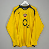 2005/06 ARSENAL V.PERSIE #11 L/S AWAY SHIRT (XL) NIKE