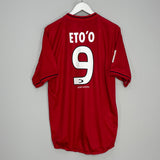 2000/01 REAL MALLORCA ETO'O #9 HOME SHIRT (XL) JOHN SMITH