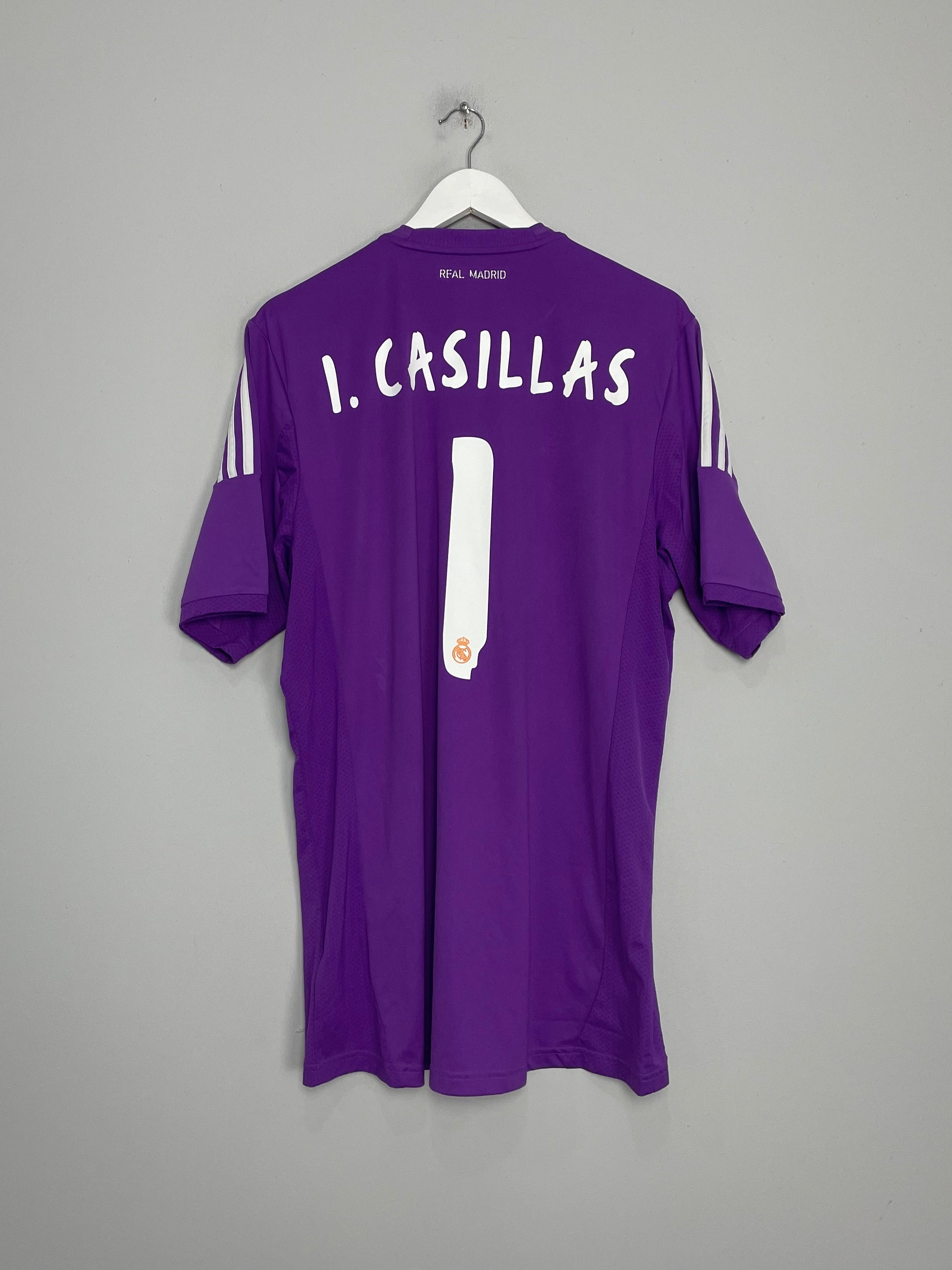 2013/14 REAL MADRID I.CASILLAS #1 GK SHIRT (XL) ADIDAS