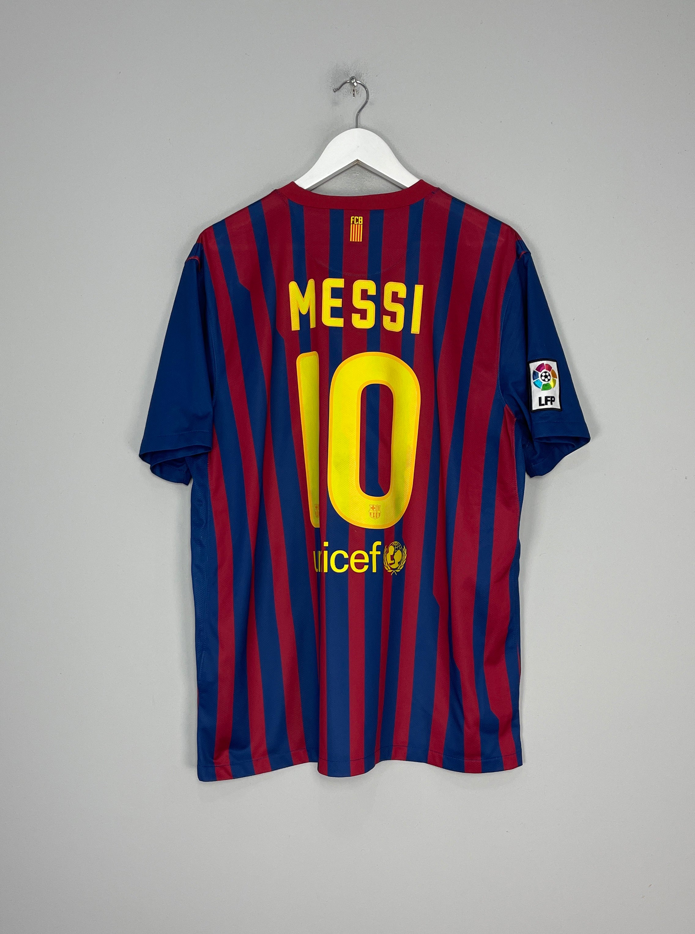 2011/12 BARCELONA MESSI #10 HOME SHIRT (XL) NIKE