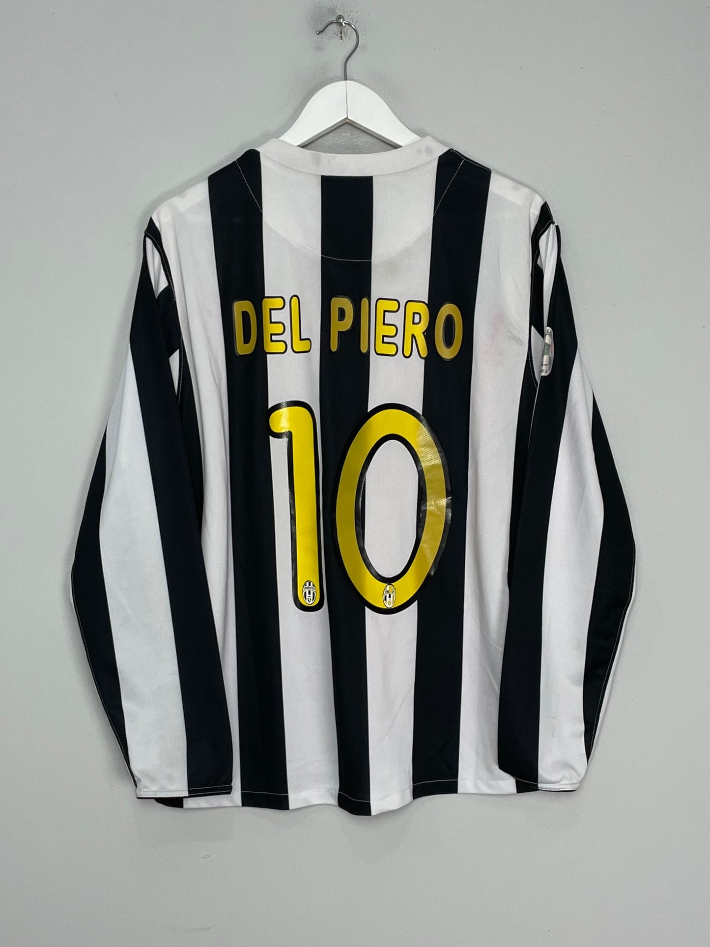 2009/10 JUVENTUS DEL PIERO #10 L/S HOME SHIRT (L) NIKE