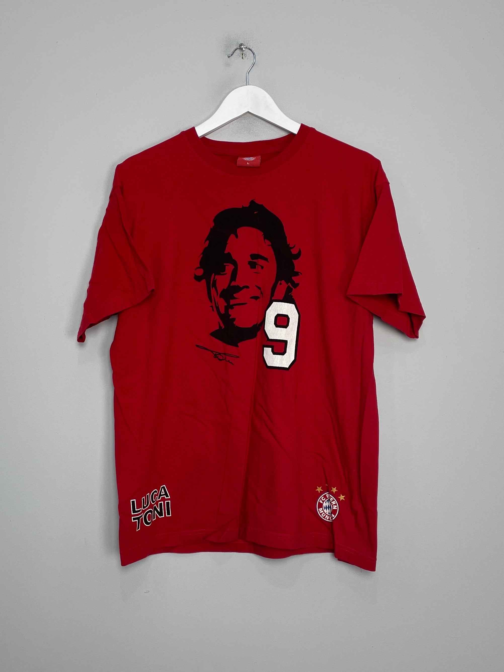 2007/10 BAYERN MUNICH LUCA TONI T-SHIRT (L) OM