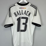 2002/04 GERMANY BALLACK #13 HOME SHIRT (M) ADIDAS