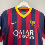 2013/14 BARCELONA MESSI #10 HOME SHIRT (M) NIKE