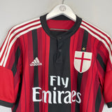 2014/15 AC MILAN HONDA #10 HOME SHIRT (M) ADIDAS