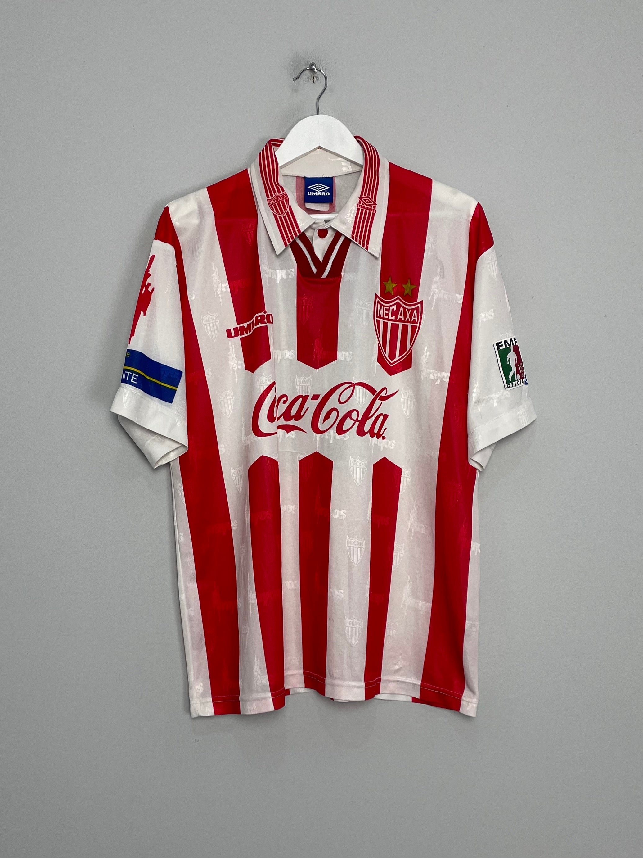 1997/98 NECAXA #11 HOME SHIRT (L) UMBRO