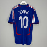 2006/07 FRANCE ZIDANE #10 HOME SHIRT (L) ADIDAS