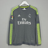 2015/16 REAL MADRID RONALDO #7 L/S AWAY SHIRT (M) ADIDAS