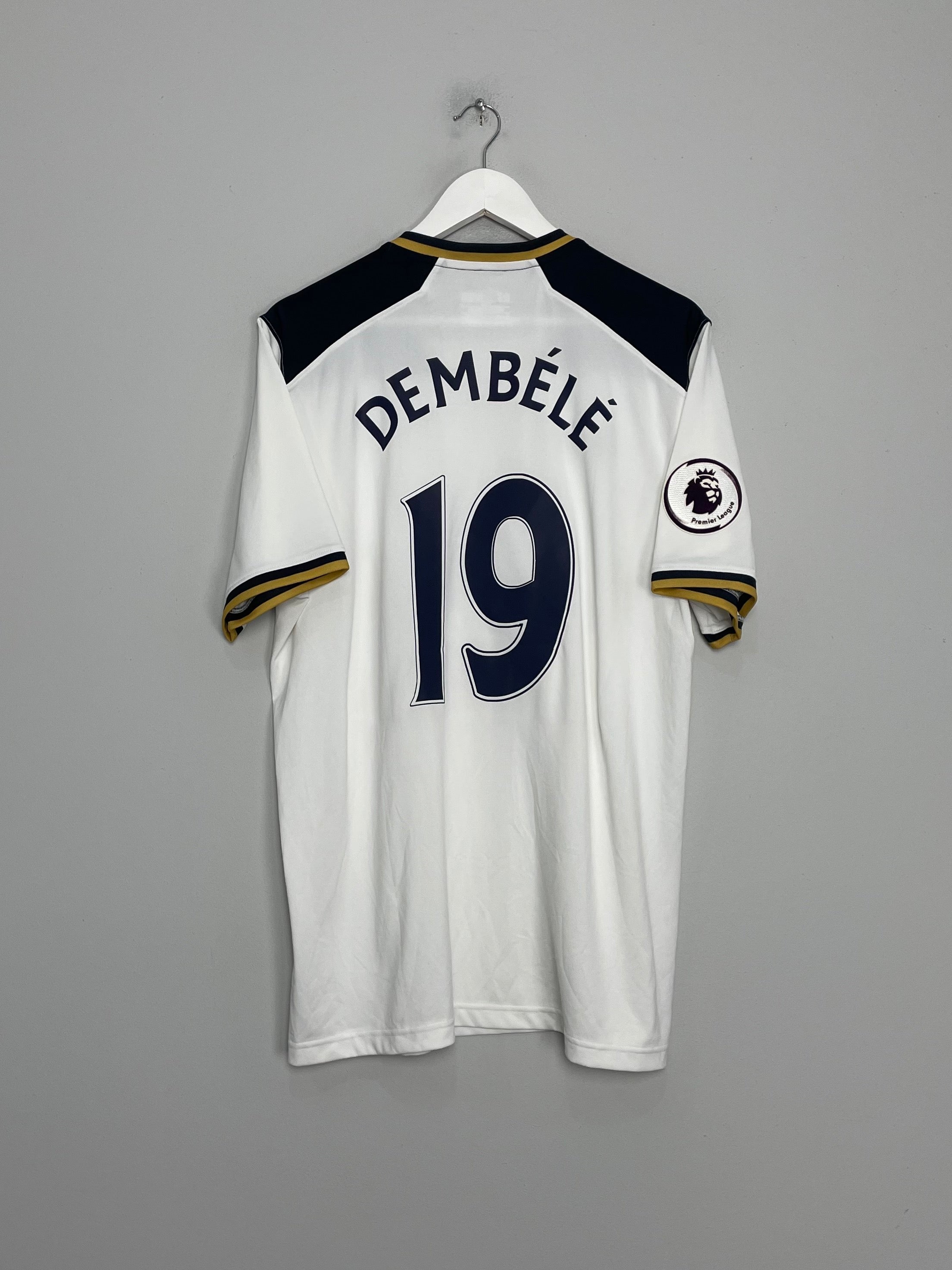 2016/17 TOTTENHAM DEMBELE #19 HOME SHIRT (XL) UNDER ARMOUR