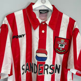 1995/97 SOUTHAMPTON HOME SHIRT (L) PONY