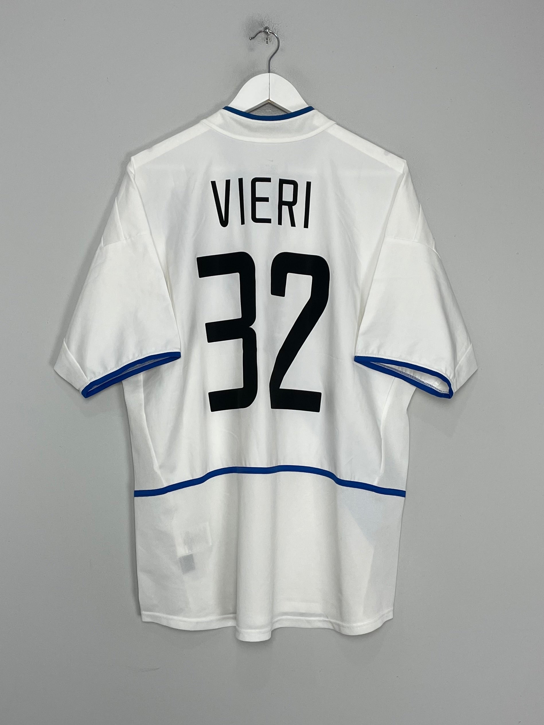 2002/03 INTER MILAN VIERI #32 AWAY SHIRT (XL) NIKE