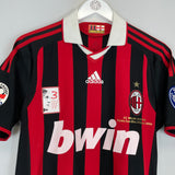 2009/10 AC MILAN MALDINI #3 *TRIBUTE* HOME SHIRT (S) ADIDAS