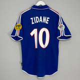 2000/02 FRANCE ZIDANE #10 HOME SHIRT (M) ADIDAS