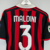 2009/10 AC MILAN MALDINI #3 *TRIBUTE* HOME SHIRT (S) ADIDAS