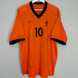 2000/02 NETHERLANDS BERGKAMP #10 HOME SHIRT (XXL) NIKE