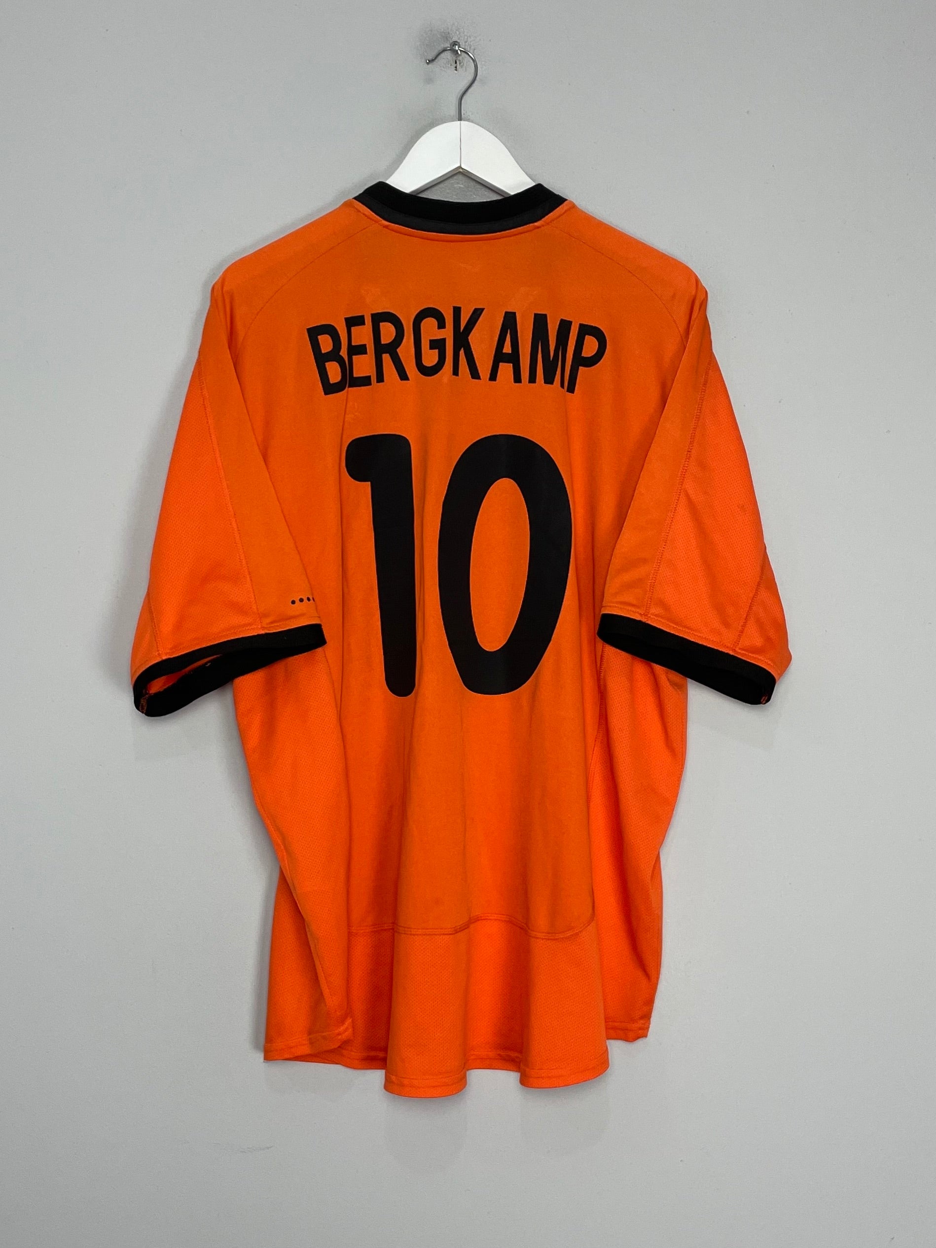 2000/02 NETHERLANDS BERGKAMP #10 HOME SHIRT (XXL) NIKE