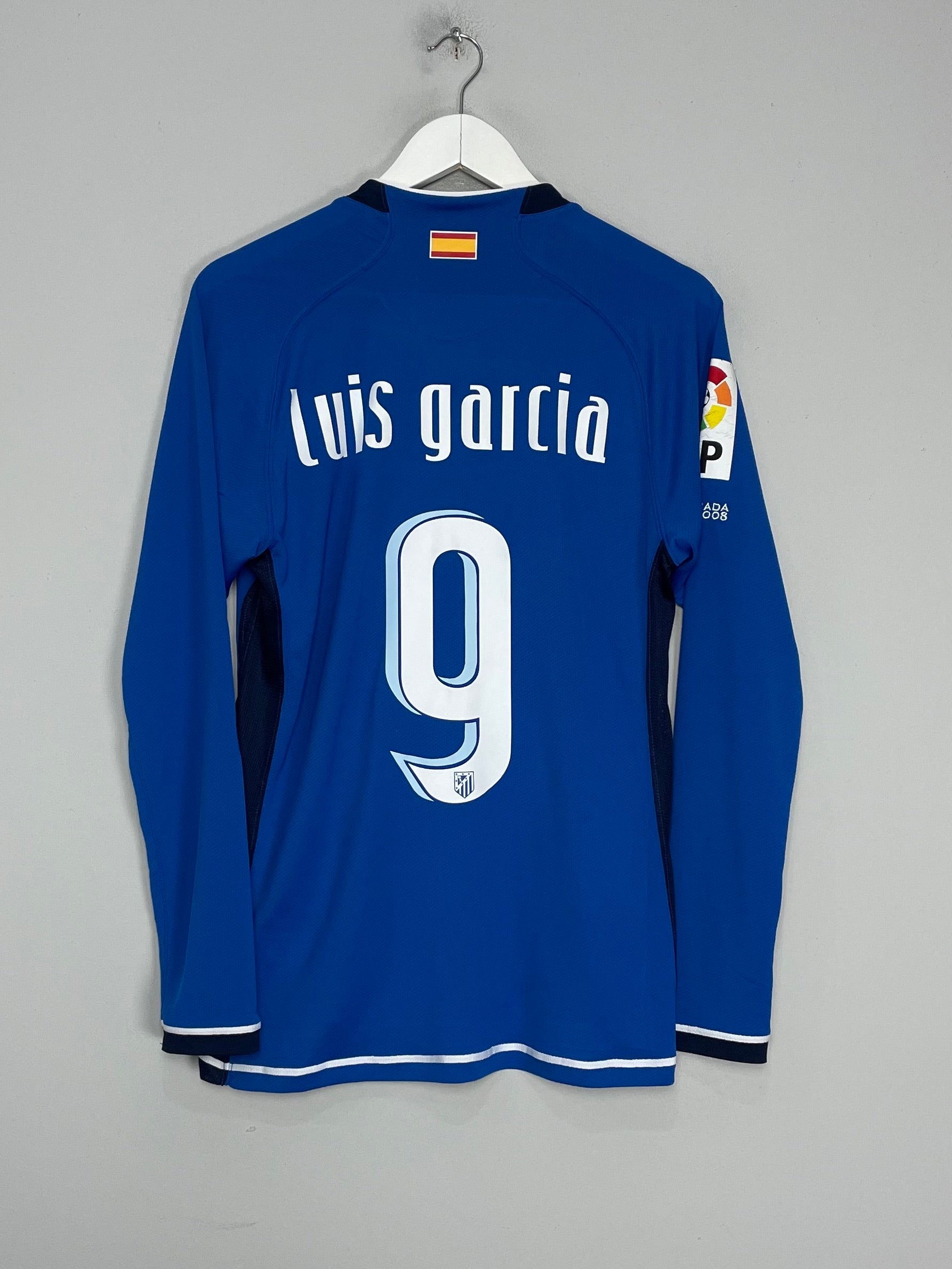 2007/08 ATLETICO MADRID LUIS GARCIA #9 L/S AWAY SHIRT (L) NIKE