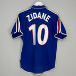 2000/02 FRANCE ZIDANE #10 HOME SHIRT (S) ADIDAS