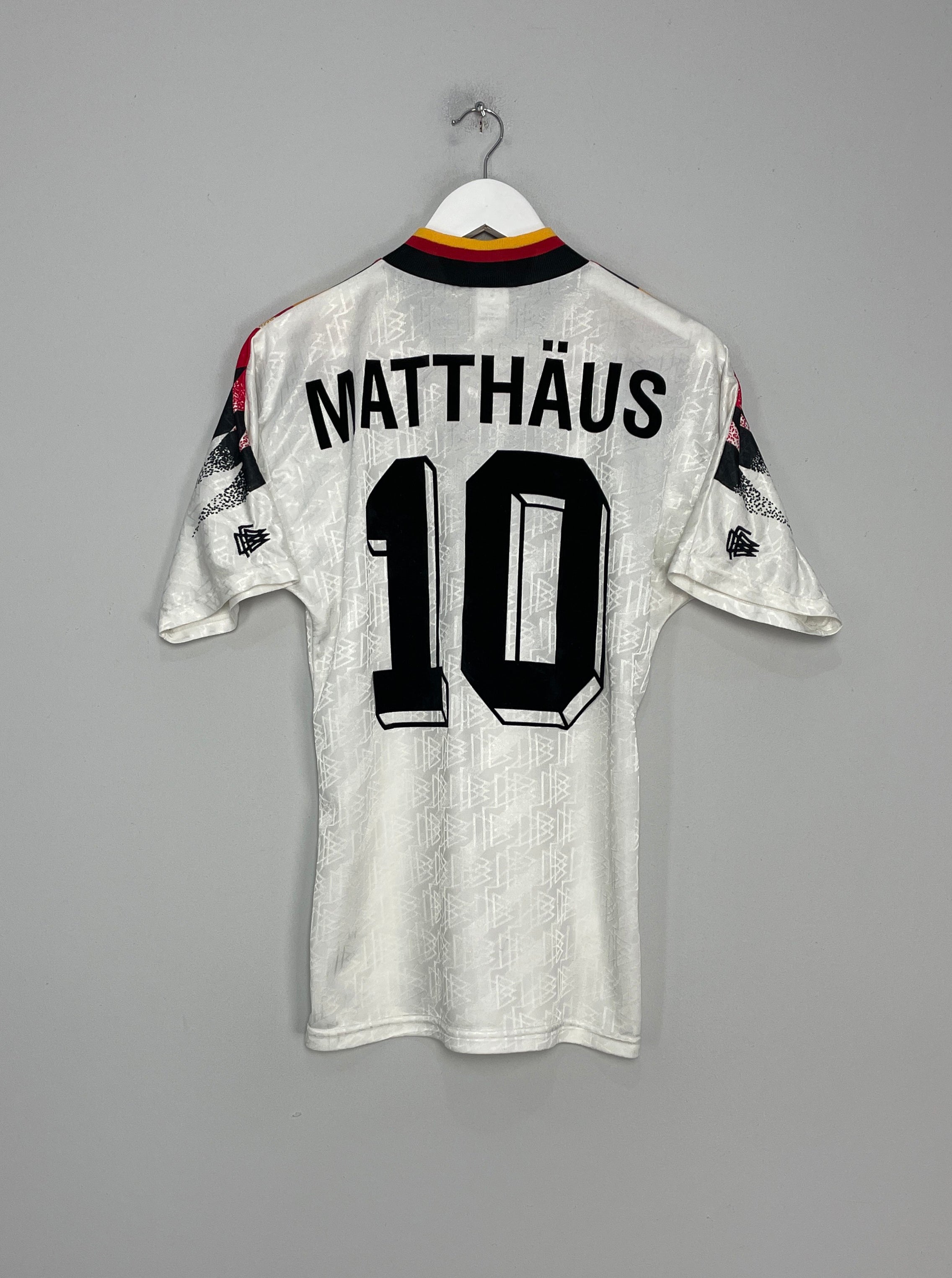 1994/96 GERMANY MATTHAUS #10 HOME SHIRT (S) ADIDAS