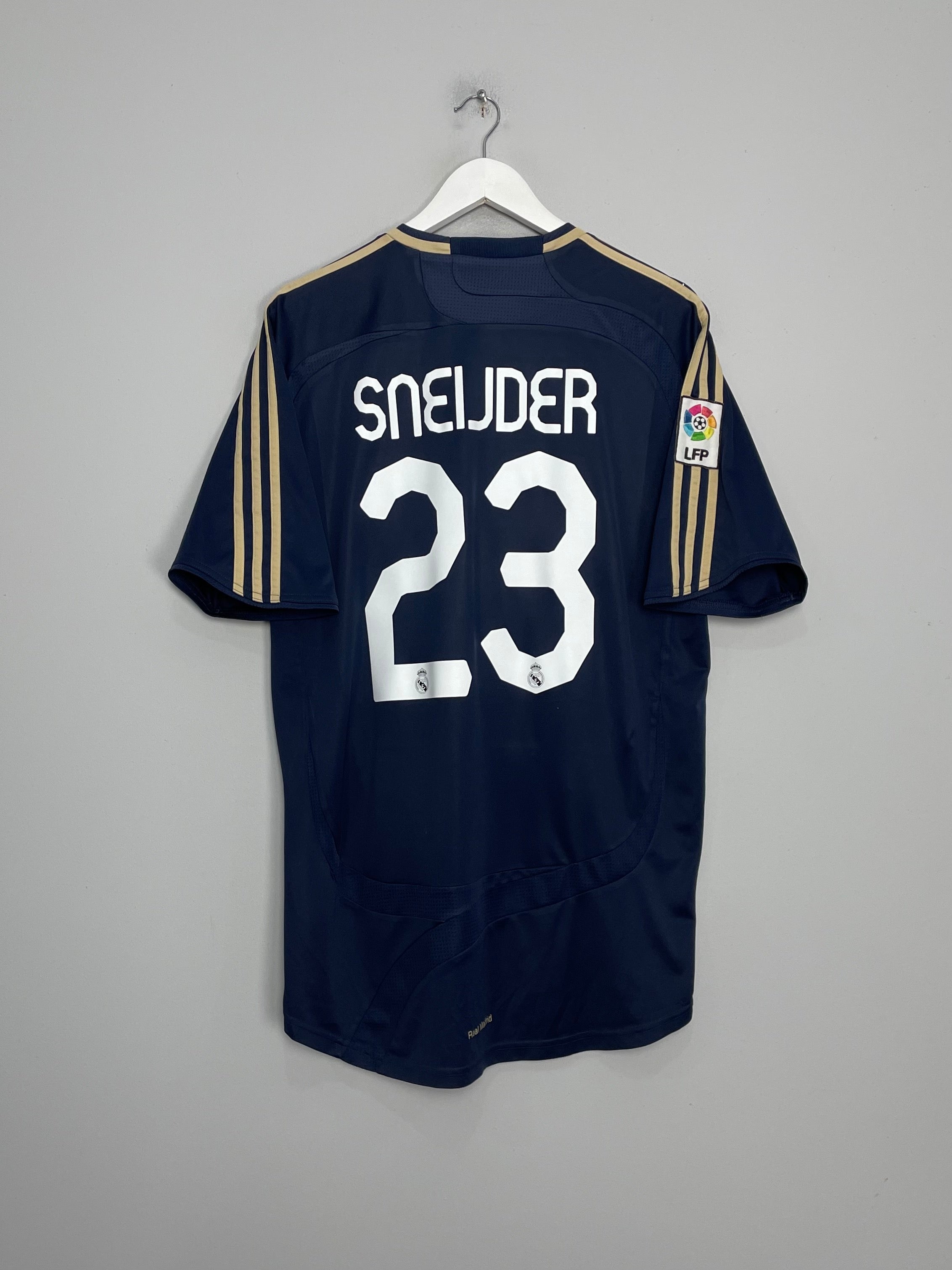 2007/08 REAL MADRID SNEIJDER #23 AWAY SHIRT (L) ADIDAS