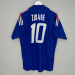 2002/04 FRANCE ZIDANE #10 HOME SHIRT (L) ADIDAS