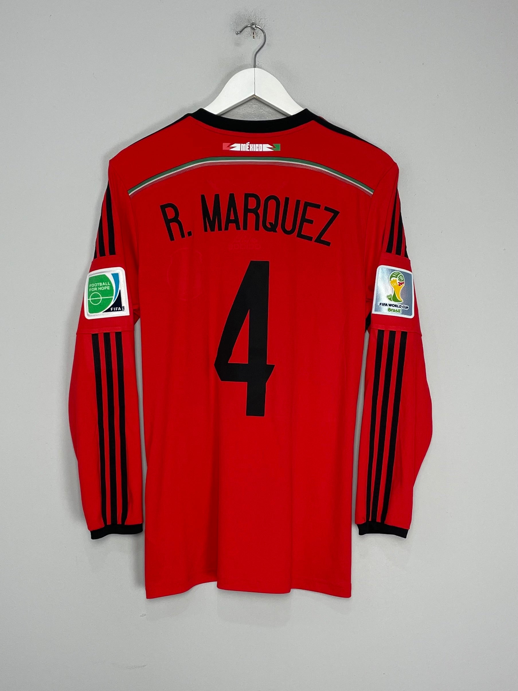 2014/15 MEXICO R.MARQUEZ #4 L/S AWAY SHIRT (M) ADIDAS