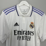 2022/23 REAL MADRID VINI JR #20 HOME SHIRT (M) ADIDAS