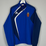 2010 REAL ZARAGOZA TRACK JACKET (M) ADIDAS