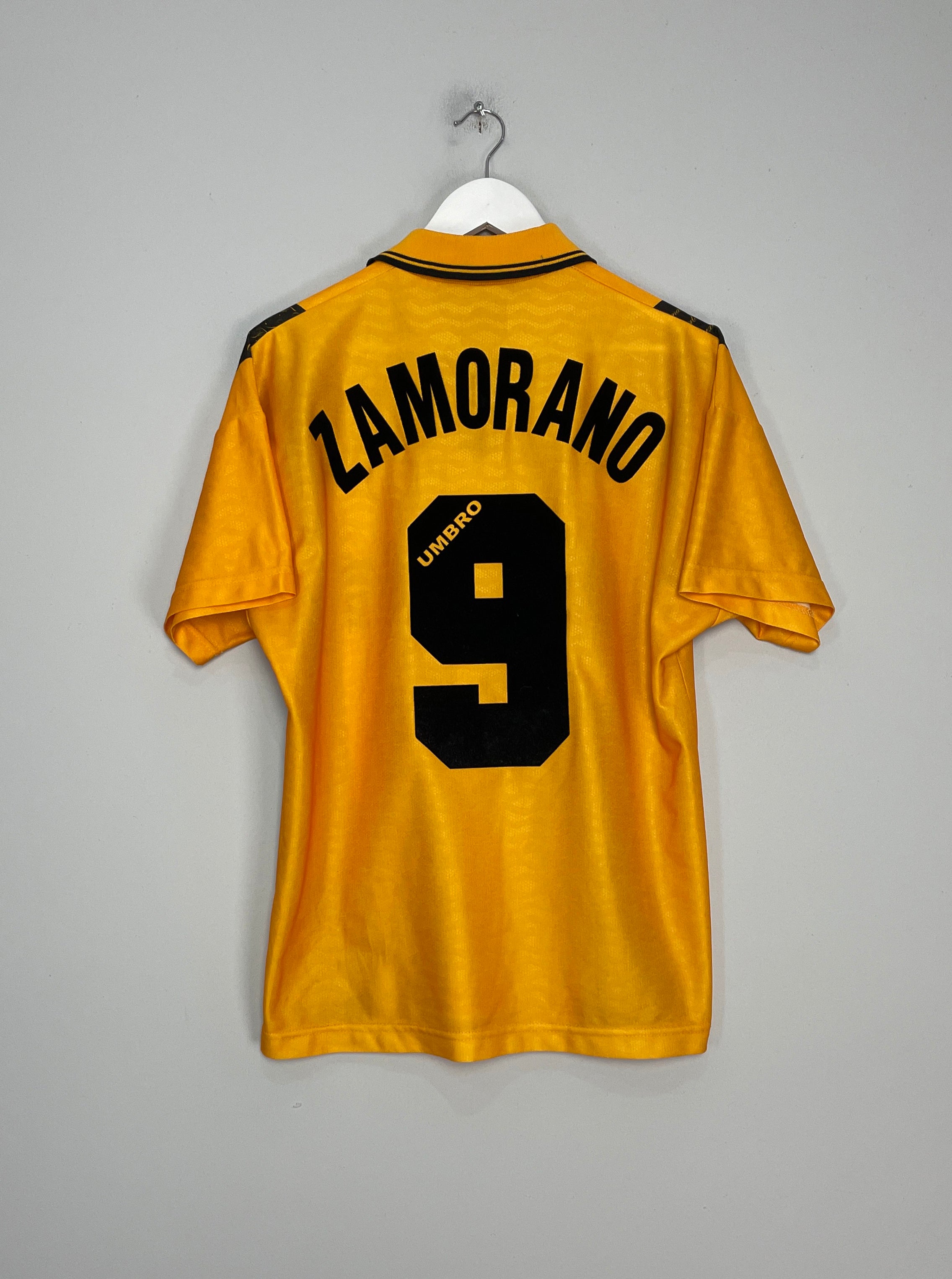 1996/97 INTER MILAN ZAMORANO #9 THIRD SHIRT (M) UMBRO