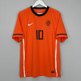 2010/11 NETHERLANDS SNEIJDER #10 HOME SHIRT (L) NIKE