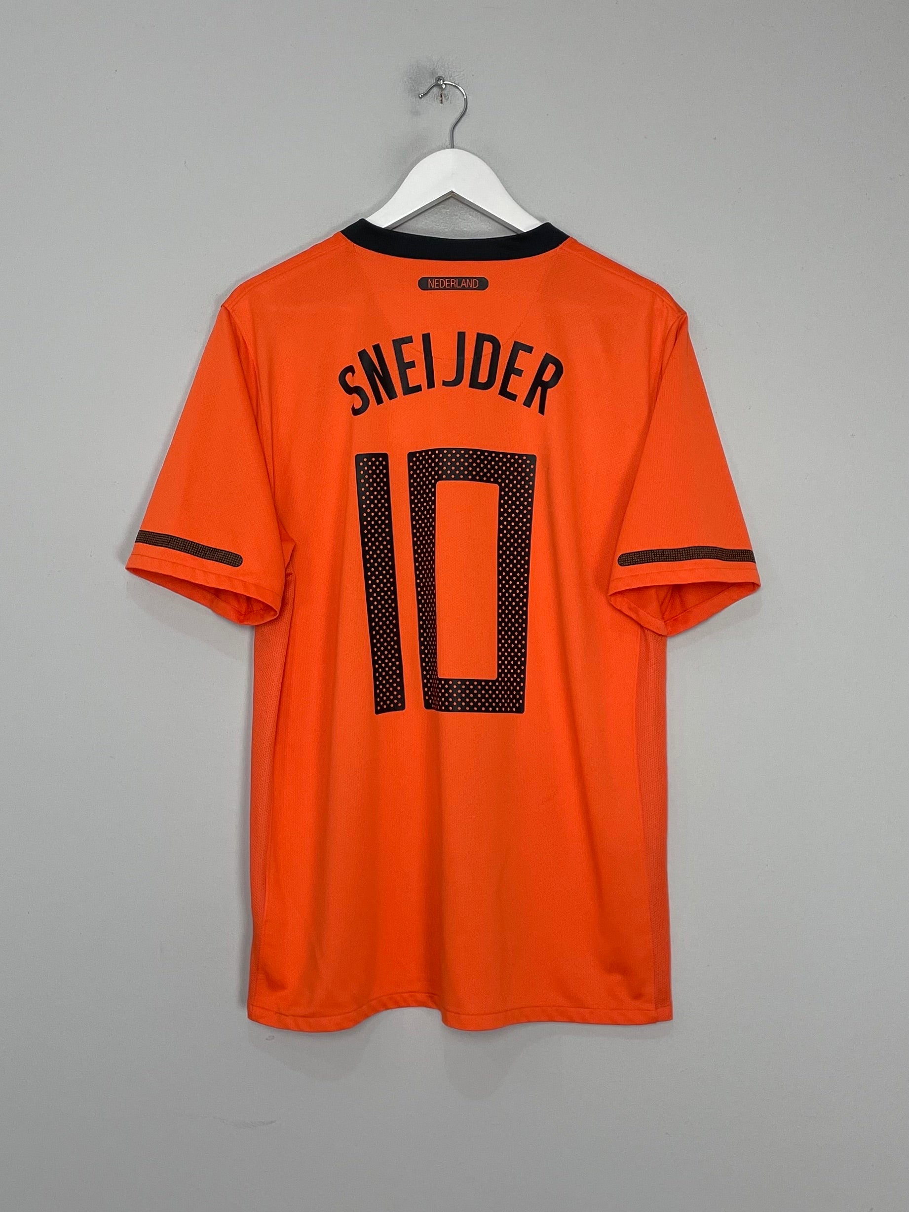 2010/11 NETHERLANDS SNEIJDER #10 HOME SHIRT (L) NIKE