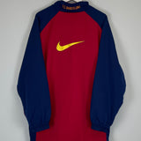 1998/99 BARCELONA TRACK JACKET (L) NIKE