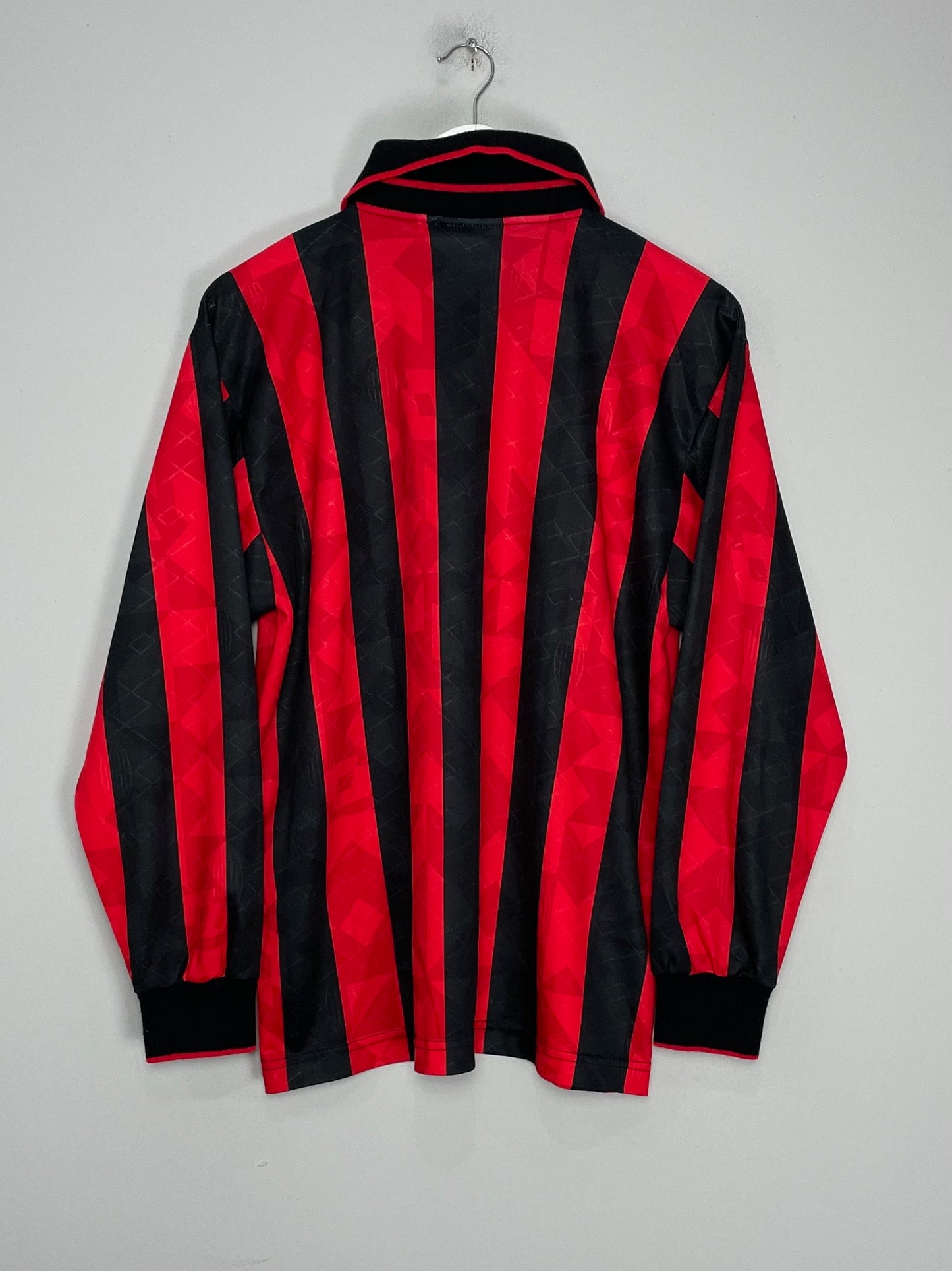 1994/95 AC MILAN L/S HOME SHIRT (M) LOTTO