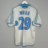 2000/01 MARSEILLE WEAH #29 HOME SHIRT (M) ADIDAS