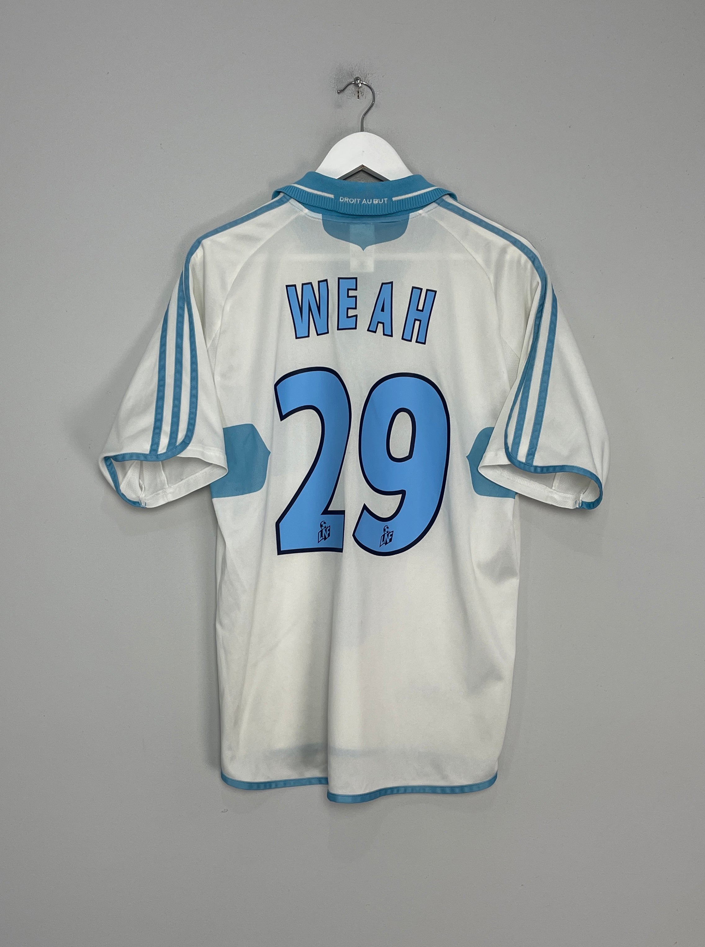 2000/01 MARSEILLE WEAH #29 HOME SHIRT (M) ADIDAS