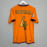 2006/08 BARCELONA R.MARQUEZ #4 *SIGNED* AWAY SHIRT (S) NIKE