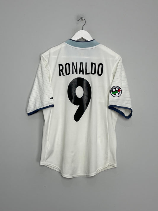 2000/01 INTER MILAN RONALDO #9 AWAY SHIRT (M) NIKE