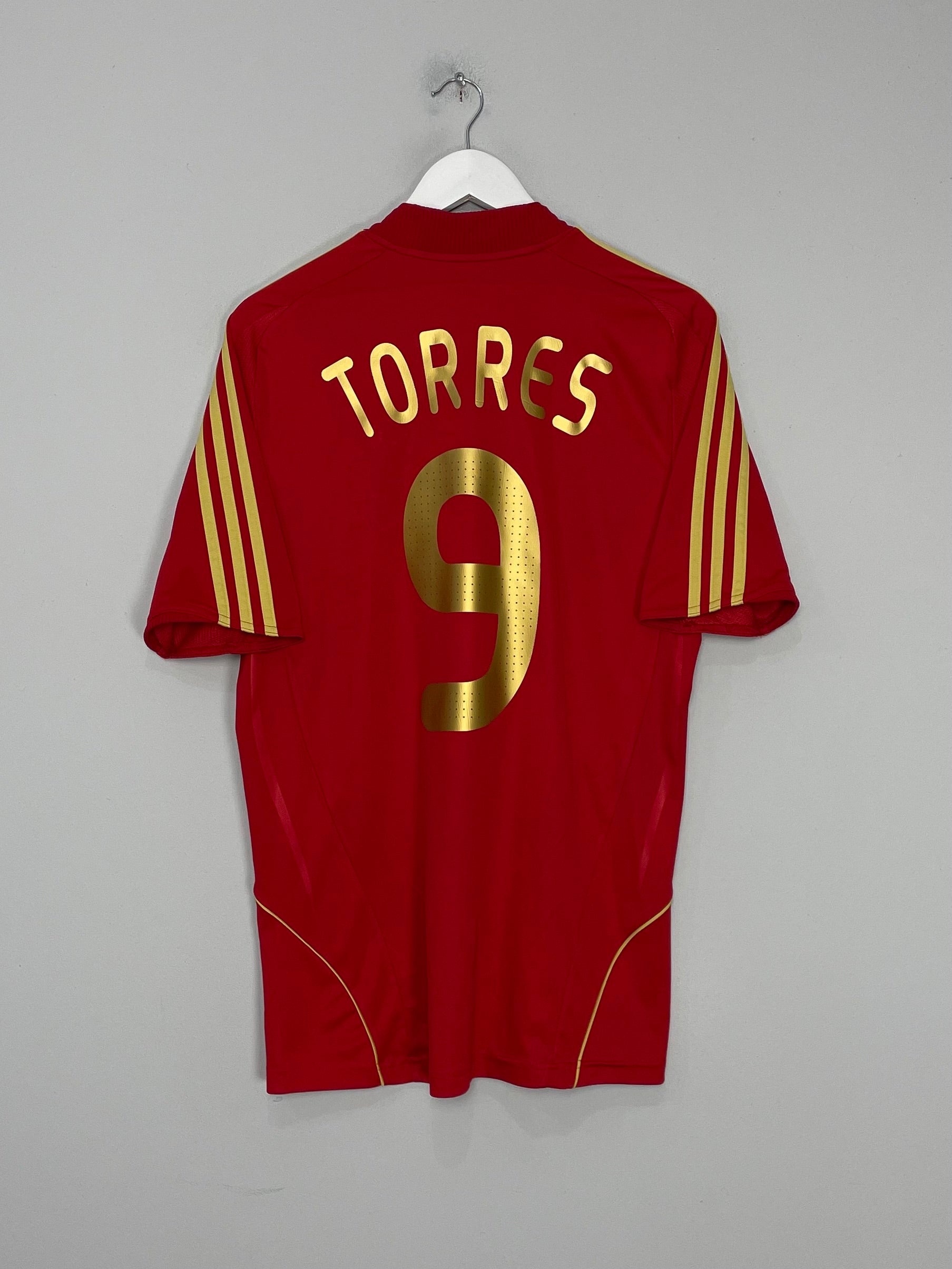 2008/10 SPAIN TORRES #9 HOME SHIRT (XL) ADIDAS