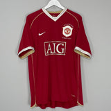 2006/07 MANCHESTER UNITED RONALDO #7 FA CUP FINAL SHIRT (XL) NIKE