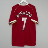 2006/07 MANCHESTER UNITED RONALDO #7 FA CUP FINAL SHIRT (XL) NIKE