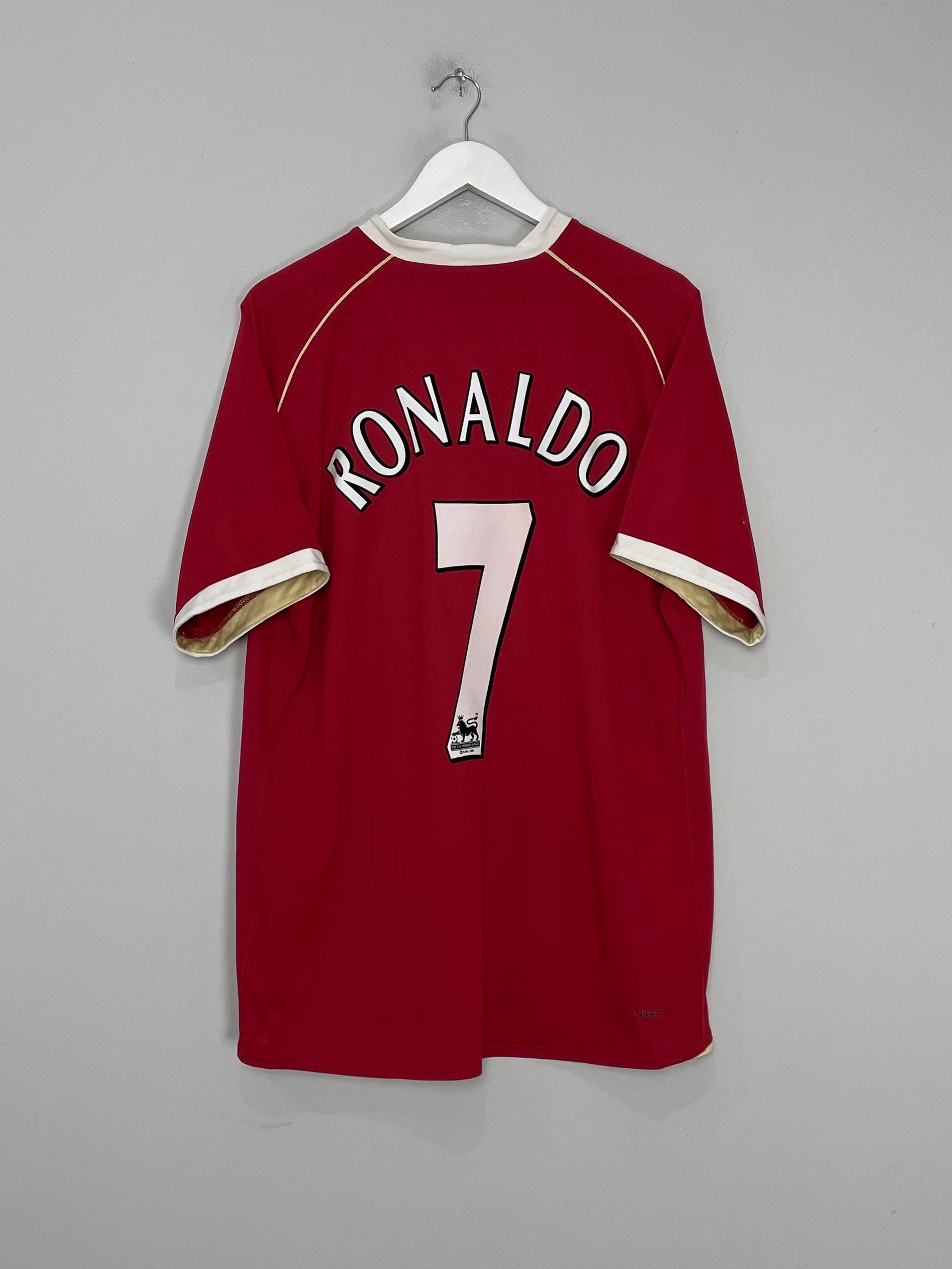 2006/07 MANCHESTER UNITED RONALDO #7 FA CUP FINAL SHIRT (XL) NIKE