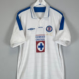 2003/04 CRUZ AZUL *40 YEARS* AWAY SHIRT (L) UMBRO