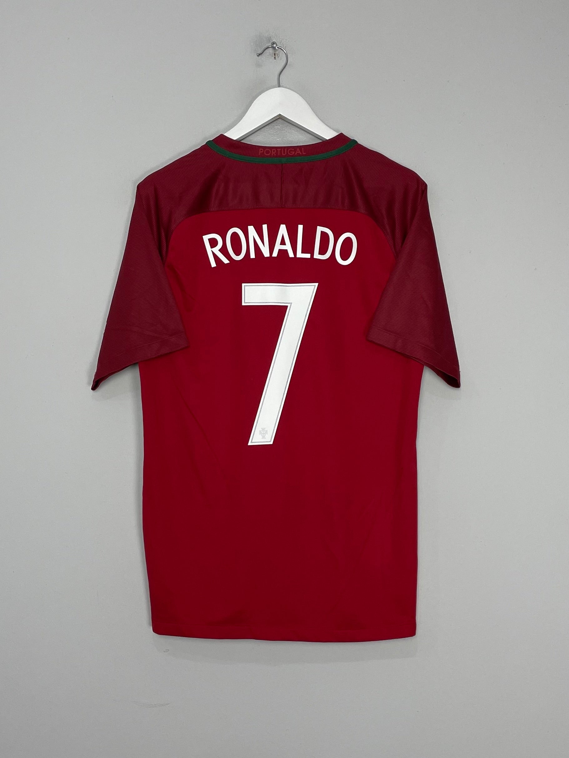 2016/18 PORTUGAL RONALDO #7 HOME SHIRT (L) NIKE