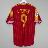 2006/08 SPAIN F.TORRES #9 HOME SHIRT (L) ADIDAS