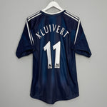 2004/05 NEWCASTLE UNITED KLUIVERT #11 AWAY SHIRT (M) ADIDAS